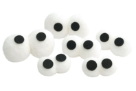 Pom Pom Eye Pairs - 6 Pieces - 1 - Googly Eyes - 10doigts.com - Googly Eyes - 10doigts.fr
