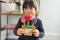 tarjeta flores - Kits fiesta de los padres - 10doigts.fr