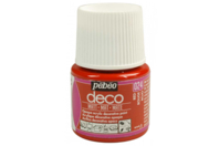 Acrylique déco mate, 45 ml - Rouge - Matte Acrylic Paint - 10doigts.fr