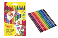 JOVI Medium Tip Markers - 1 Pack of 12 Markers - Medium-Tip Markers - 10doigts.fr