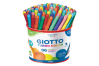 Giotto Turbo Color Markers - 1 pot of 96 markers - Medium-Tip Markers - 10doigts.fr