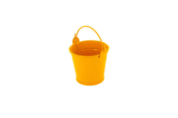 Cubo de zinc amarillo - Soportes de Metal - 10doigts.fr