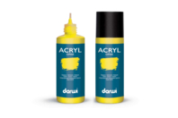 Pintura acrílica mate 80 ml - Amarillo limón - Pintura acrílica mate - 10doigts.fr