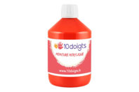 Pintura acrílica 500 ml - Rojo escarlata (rojo verdadero) - Pintura acrílica 10doigts - 10doigts.fr
