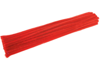 Limpiapipas 30 cm x Ø 4 mm (100 unidades ) - rojo - Limpiapipas - 10doigts.fr