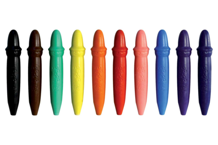 Giotto Be-Bé Wax Crayons - 10 Pieces - 2 - Wax Crayons - 10doigts.com - Wax Crayons – 10doigts.fr
