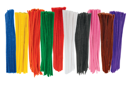 100 chenilles loisirs créatifs 30 cm - Chenille Stems – 10doigts.fr
