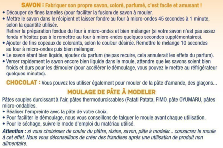 Thermoformed Mold - Ocean Theme - 8 - Molds for plaster, soap, concrete ... - 10doigts.com - Molds for plaster, soap, concrete ... – 10doigts.fr