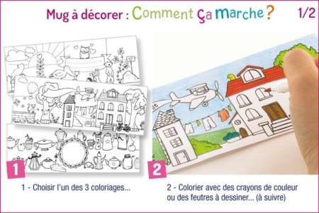 Coloring Mug - 4 - Transparent Plastic - 10doigts.com - Transparent Plastic – 10doigts.fr