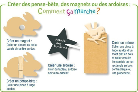 Corazón de madera natural - Deco en madera cruda – 10doigts.fr