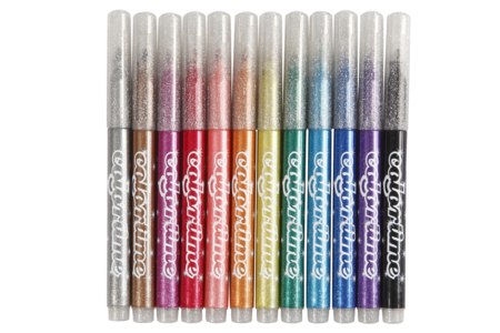 Glitter Markers - 12 Colors - 3 - Fancy Markers - 10doigts.com - Fancy Markers – 10doigts.fr