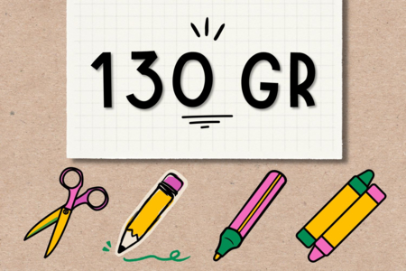 130 gr - Papeles de colores – 10doigts.fr