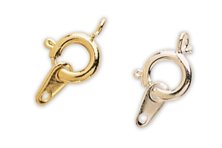 Spring Clasps, Gold or Silver - 10 Pieces - 0 - Jewelry Clasps - 10doigts.com - Jewelry Clasps – 10doigts.fr