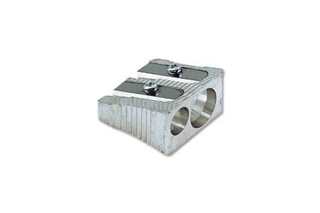 Metal Pencil Sharpener - 2 Uses - 0 - Drawing Accessories - 10doigts.com - Drawing Accessories – 10doigts.fr