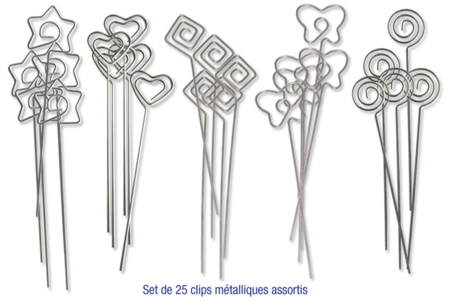 Clips pensador en metal - Mosquetones – 10doigts.fr