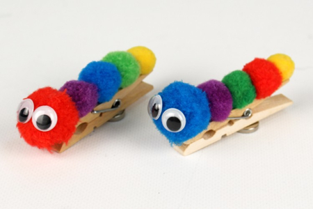 Chenille Memo Clothespin - 3 - Animal Crafts: Our Creative Ideas for Children - 10doigts.com - Animal Crafts: Our Creative Ideas for Children – 10doigts.fr