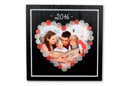 Cuadro foto corazón - Manualidades día de la madre – 10doigts.fr