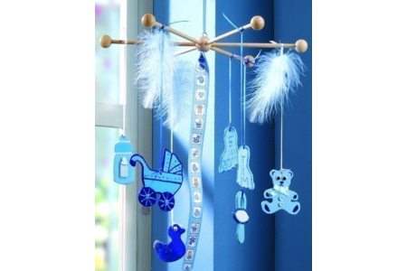 Wooden mobile holder, 6 arms - 5 - Mobile Supports - 10doigts.com - Mobile Supports – 10doigts.fr