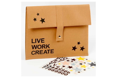 2 hojas de Transferencia Textil – 64 motivos estrellas - Transferencias y termocolantes – 10doigts.fr