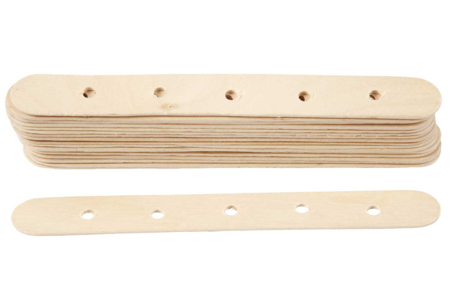 Wooden Sticks with Holes - 1 - Wooden Accessories - 10doigts.com - Wooden Accessories – 10doigts.fr