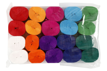 Crepe Paper Rolls - 20 Pieces - 3 - Crepe Paper - 10doigts.com - Crepe Paper – 10doigts.fr