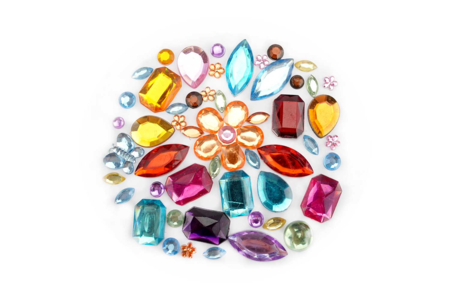 Matching Rectangles and Drops - 200 pcs - 4 - Rhinestones - 10doigts.com - Rhinestones – 10doigts.fr