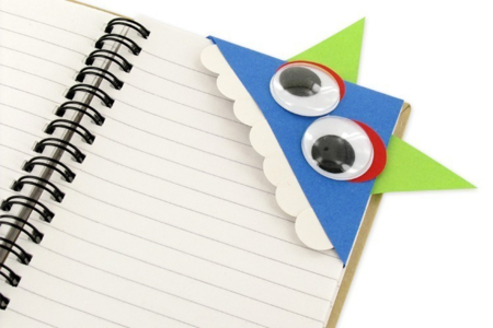 Marcapáginas monstruos divertidos de papel - Actividades manuales Halloween – 10doigts.fr