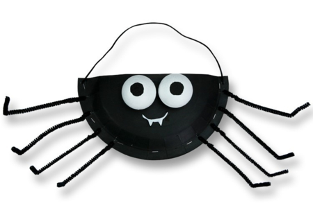 Spider Candy Basket - 3 - Halloween Crafts - 10doigts.com - Halloween Crafts – 10doigts.fr