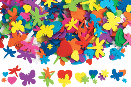 Spring Patterns Soft Rubber - 500 Pieces - 0 - Spring - Summer Theme - 10doigts.com - Spring - Summer Theme – 10doigts.fr