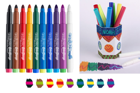 Estuche de 10 rotuladores - Rotuladores fantasía – 10doigts.fr