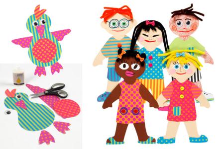 Geometric Pattern Papers, A4 - 20 Sheets - 11 - Patterned Papers - 10doigts.com - Patterned Papers – 10doigts.fr