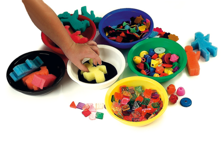 Plastic Bowls, Assorted 10 Colors - 4 - Palettes and Storage - 10doigts.com - Palettes and Storage – 10doigts.fr