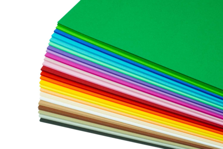 250 hojas de papel ligero multicolor, 21 x 29.7 cm - Papel formato A4 – 10doigts.fr