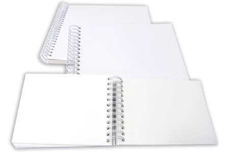 White Album, Spiral - 20 x 15 cm - 8 - Albums and Notebooks - 10doigts.com - Albums and Notebooks – 10doigts.fr