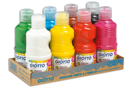 Tempera Giotto 250 ml - Pintura gouache líquida – 10doigts.fr