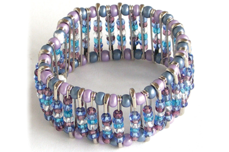 Pulsera con chinchetas: Idea Crea - Broches – 10doigts.fr