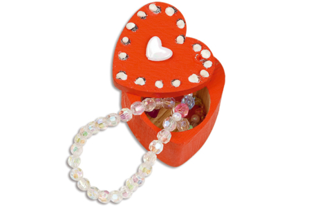 Caja corazón - Cajas de madera – 10doigts.fr