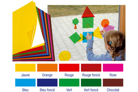 Electrostatic Films, Transparent or Colored - 2 - 10doigts.com - 10doigts.fr