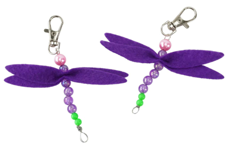 Dragonfly Keychain Kit - 4 Pieces - 3 - Keychains - 10doigts.com - Keychains – 10doigts.fr