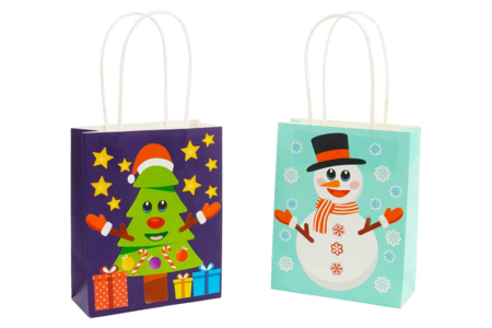 Christmas Gift Bag Kit + Stickers - 4 Pieces - 3 - Gift Wrap and Bags - 10doigts.com - Gift Wrap and Bags – 10doigts.fr