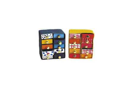 Set de 10 cajas de fósforos en cartón blanco - Cajas y cestas de cartón – 10doigts.fr