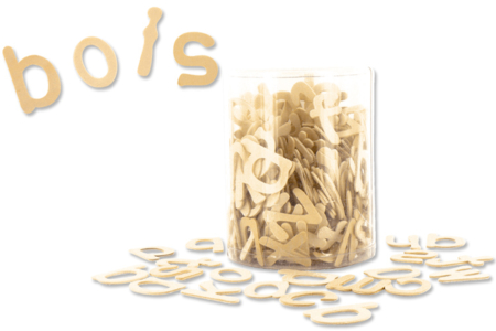 Box of 312 lowercase wooden letters (12 alphabets) - 0 - 10doigts.com - 10doigts.fr