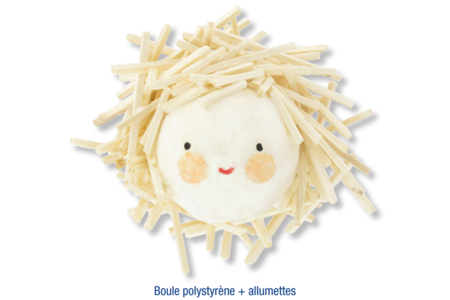 Juego de 500 o 1000 cerillas de madera, naturales o de colores varios: idea creativa - Accesorios en madera – 10doigts.fr