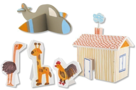 Set de placas de cartón pluma (cartón mousse) - Cartón pluma y poliestireno – 10doigts.fr