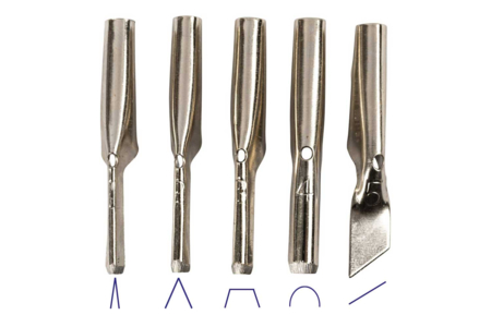 Linocut Tool with 5 Gouges - 3 - Linocut - 10doigts.com - Linocut – 10doigts.fr