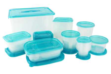 Maxi set of storage boxes - 50 pcs - 1 - Transparent Plastic - 10doigts.com - Transparent Plastic – 10doigts.fr