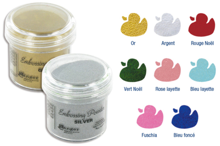 Embossing: polvos de embossing - 10doigts.fr