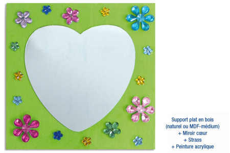 Medium Density Fiberboard (MDF) Trays - 15 - Mosaic Supports - 10doigts.com - Mosaic Supports – 10doigts.fr