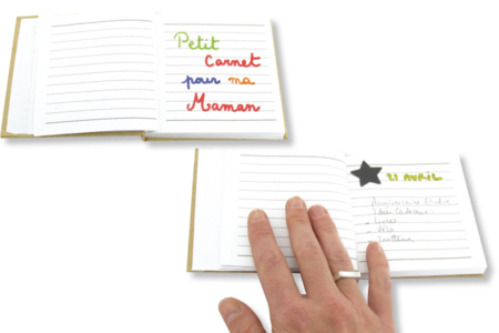 Cuaderno de cartón papel maché - Álbumes y cuadernos – 10doigts.fr