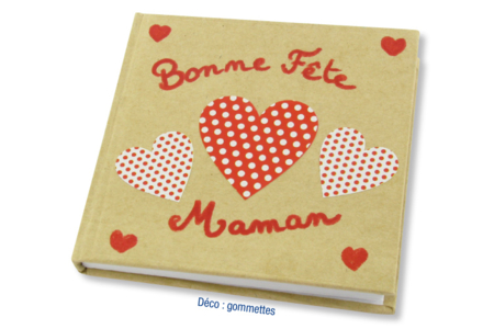 Idea Crea en cuaderno de cartón papel maché - Álbumes y cuadernos – 10doigts.fr